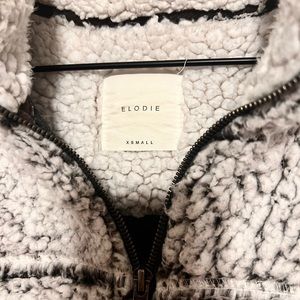 Elodie Sherpa Quarter-Zip Pullover XS